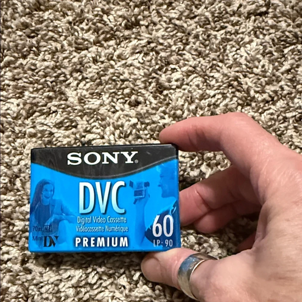 Sony DVC Premium 60 Video Cassette - Blue and Black